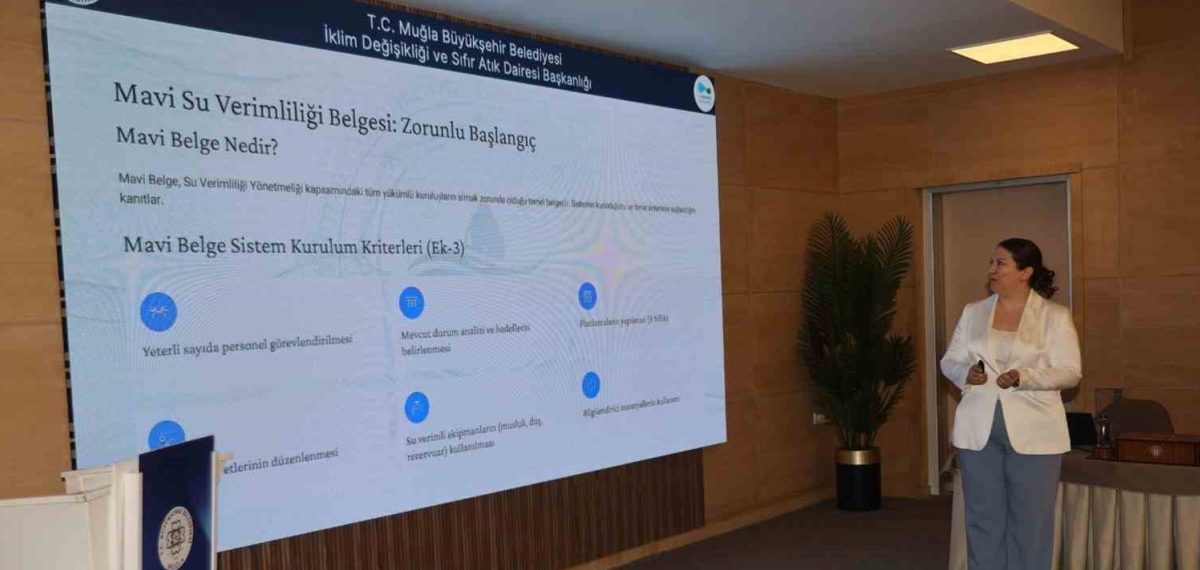 Muğla Büyükşehir’de ISO 46001 eğitimi: Su verimliliği yönetimine geçiş başlatıldı