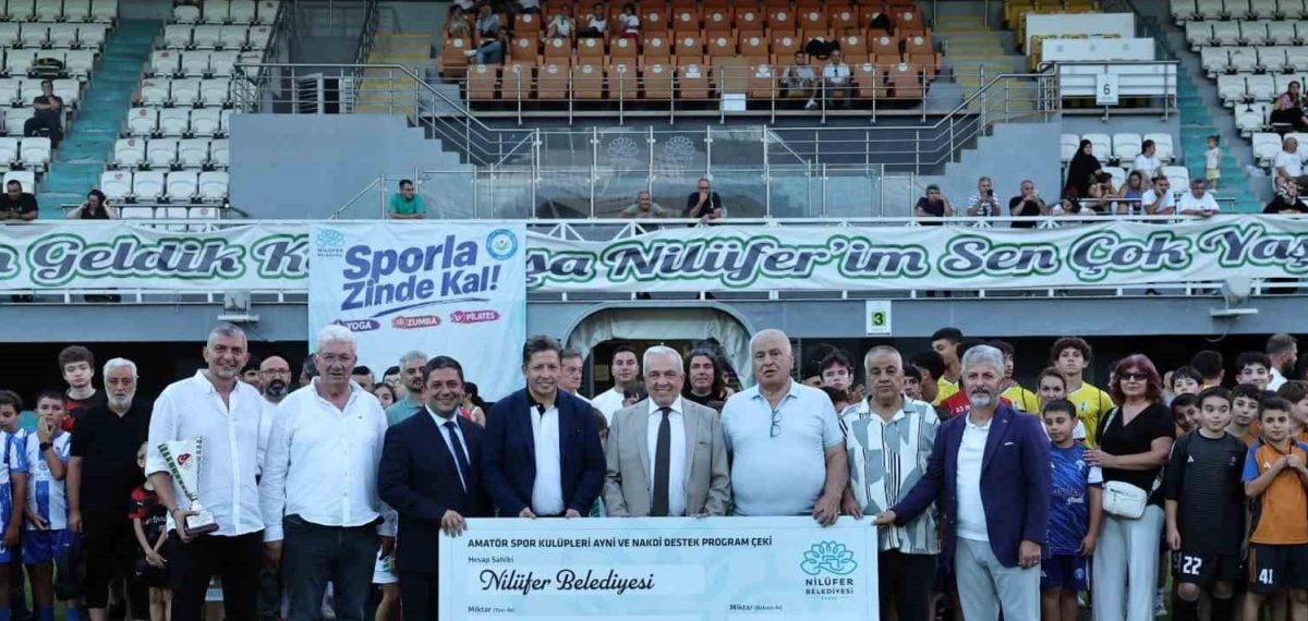Nilüfer Belediyesi 31 amatör kulübe 3,1 milyon lira destek sundu