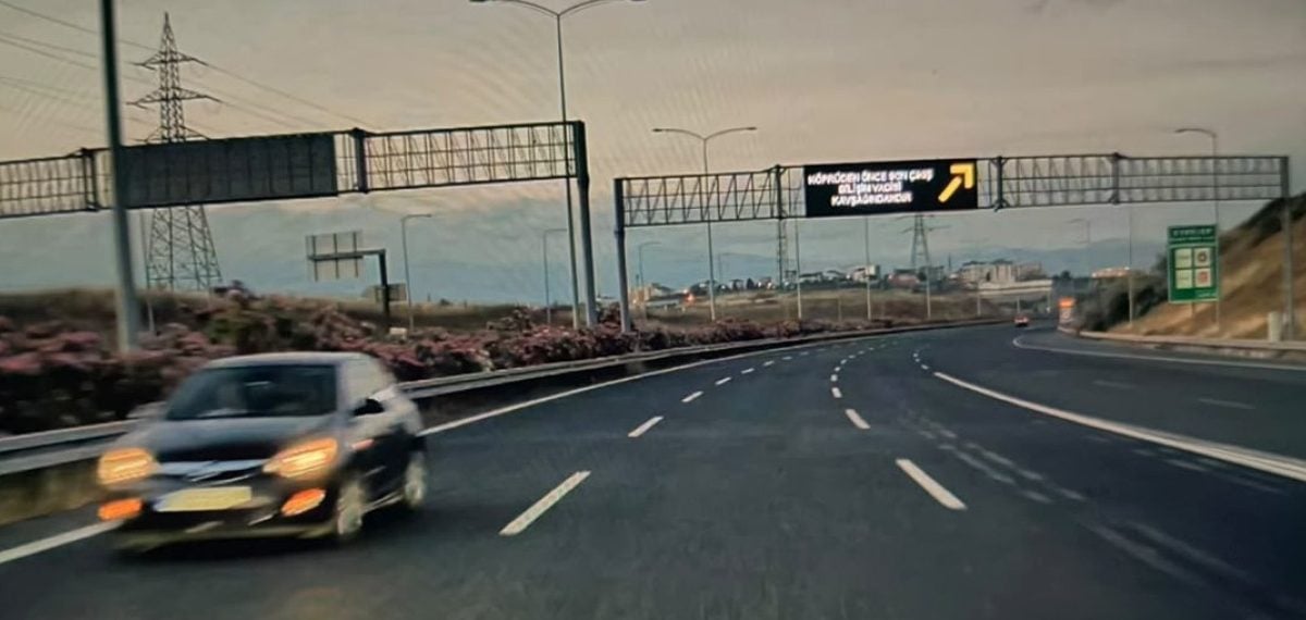 Osman Gazi Köprüsü girişinde ters yönden gelen araçla kaza ucuz atlatıldı
