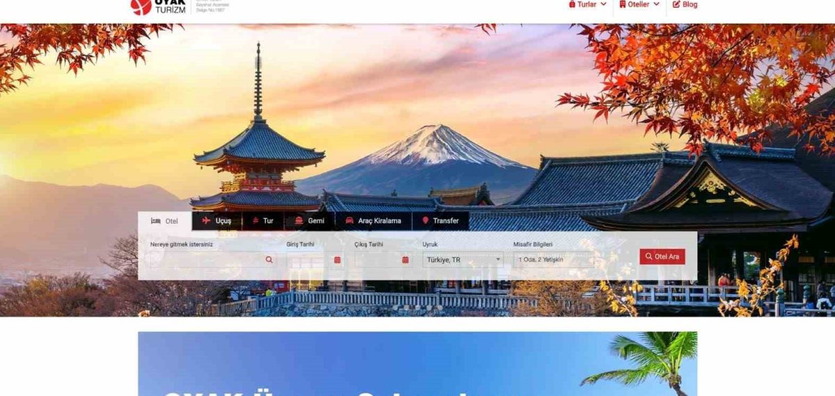 OYAK Turizm web sitesi erişime açıldı: Uçak bileti, otel ve tur hizmetleri tek platformda