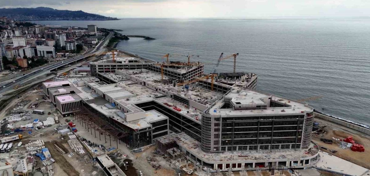 Rize Şehir Hastanesi inşaatı yüzde 70 tamamlandı, 2027’de hizmete açılacak