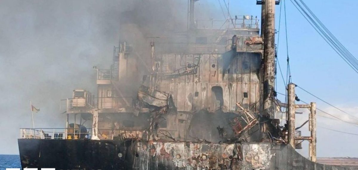 Russian missile strike kills 10 aboard cargo ship off Odesa coast