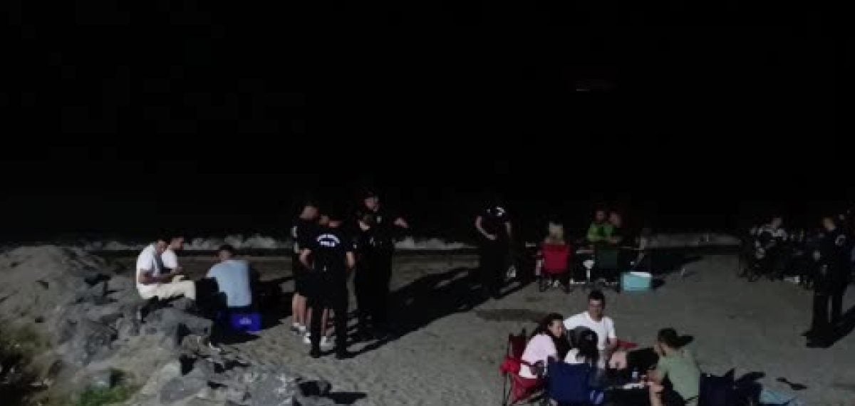 Sahil uygulamasında 500 kişi GBT’den geçirildi, kurallara uymayanlara yüksek cezalar açıklandı
