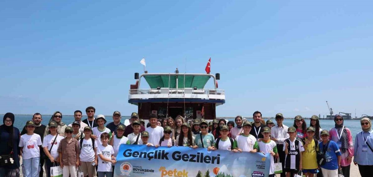 Samsun Büyükşehir’in Petek Genç gezileri ve Mahmur Dağı kampı başladı