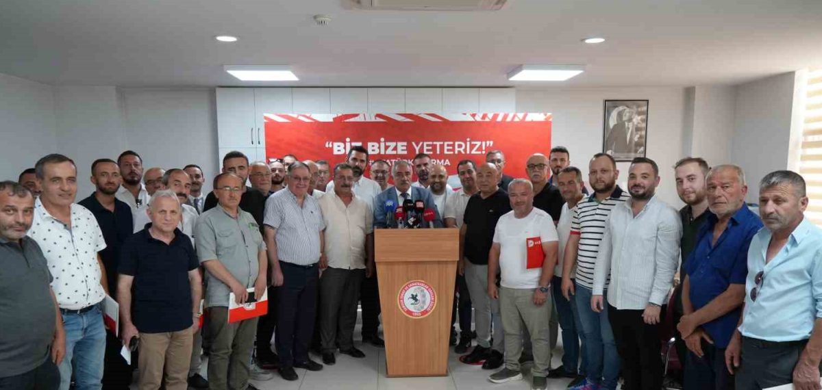 Samsun esnafı Samsunspor’a maddi ve manevi destek sözü verdi