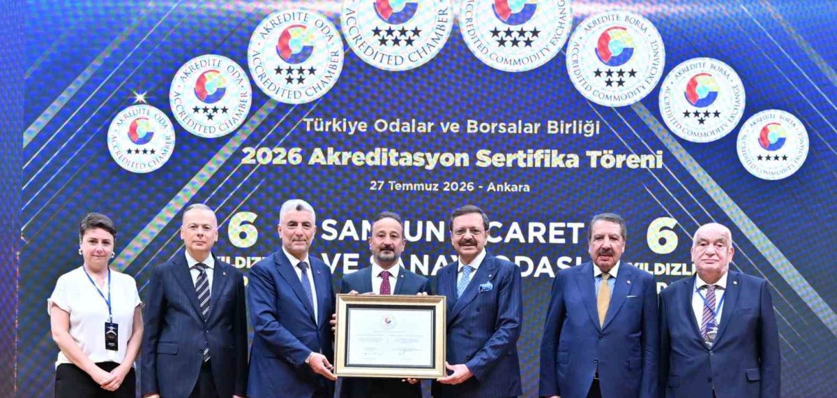 Samsun TSO, TOBB akreditasyonunda en yüksek puan alan odalar arasında yer aldı