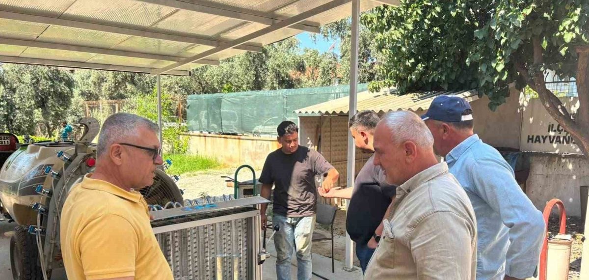Sarıgöl’de ilaçlama makinesi test istasyonu üreticilerin ilgisini çekiyor