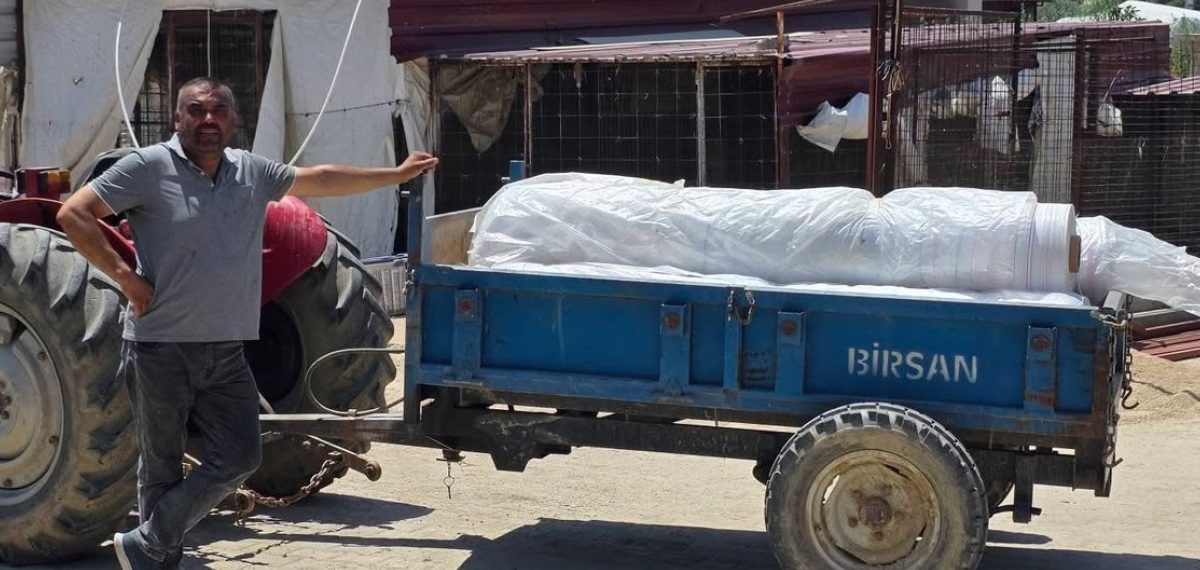 Sarıgöl’de sıcaklar üzüm bağlarını beyaz örtülerle koruma talebini artırdı