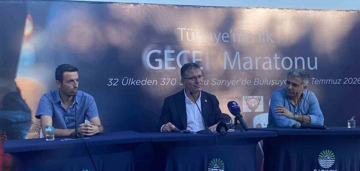 Sarıyer’de Türkiye’nin ilk ışıklı gece maratonu tanıtıldı: 32 ülkeden 370 sporcu katılacak