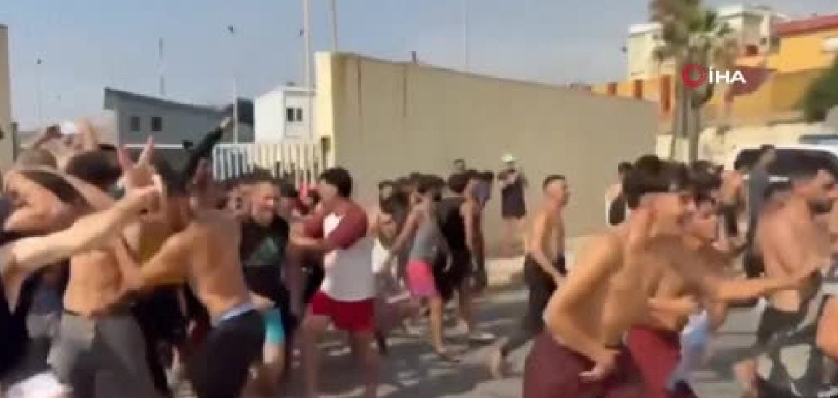 Sebte’ye yüzlerce düzensiz göçmen girdi, belediye acil müdahale istedi