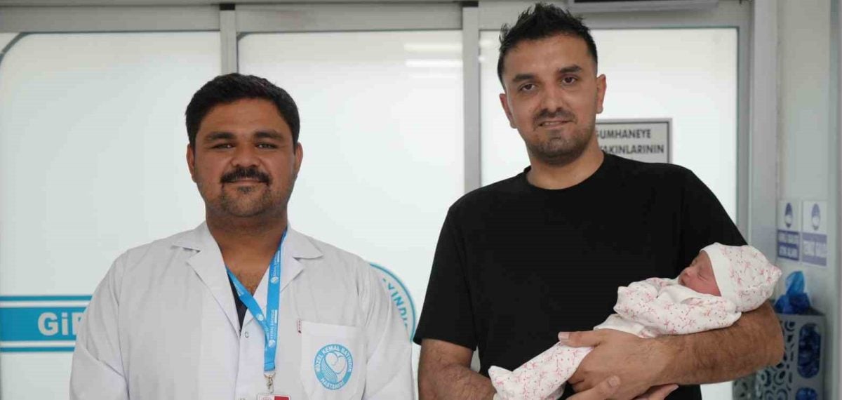 Sezaryen sonrası 503 kilometre yol kat ederek Gaziantep’te normal doğum yaptı