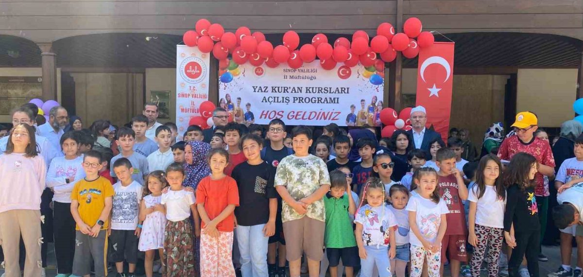 Sinop’ta 2026 yaz Kur’an kursları Alaaddin Camisi’nde başladı