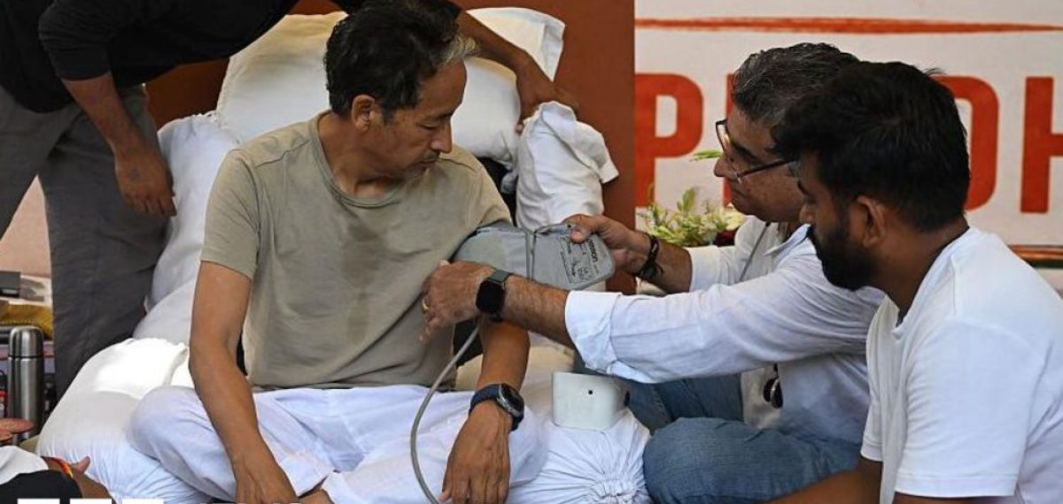 Sonam Wangchuk continues hunger strike in Delhi, protesters demand education minister’s resignation