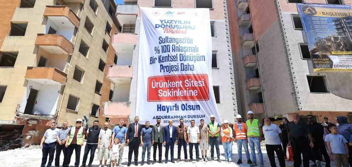 Sultangazi Ürünkent Sitesi yıkıldı, yerine 144 konutlu deprem dayanıklı site yapılacak