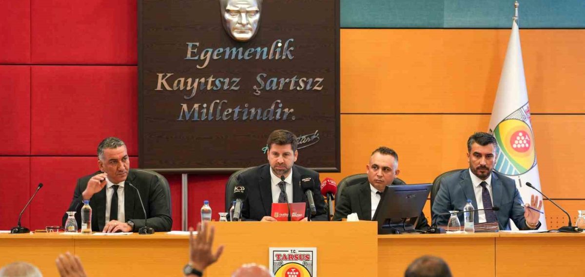 Tarsus’ta Şelale Kültür Merkezi için taşınmaz tahsisi ve iklim projesi mecliste kabul edildi