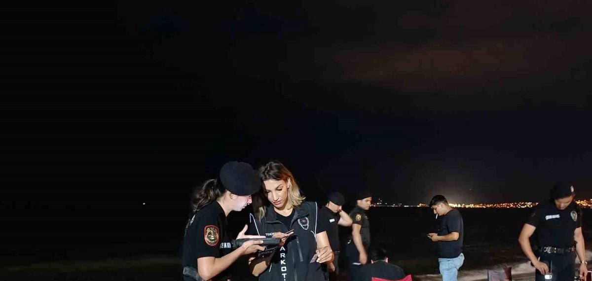Tekirdağ Emniyeti, Süleymanpaşa sahilinde geniş kapsamlı huzur uygulaması gerçekleştirdi