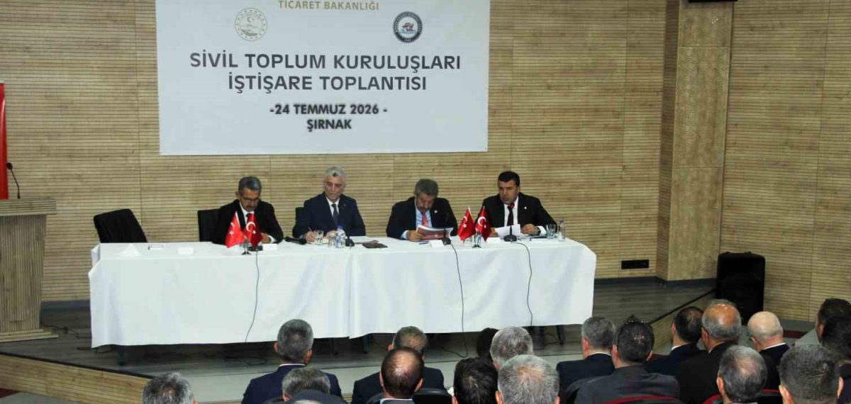 Ticaret Bakanı Bolat Şırnak’ta STK’lerle buluştu, 150 milyon lira destek açıkladı