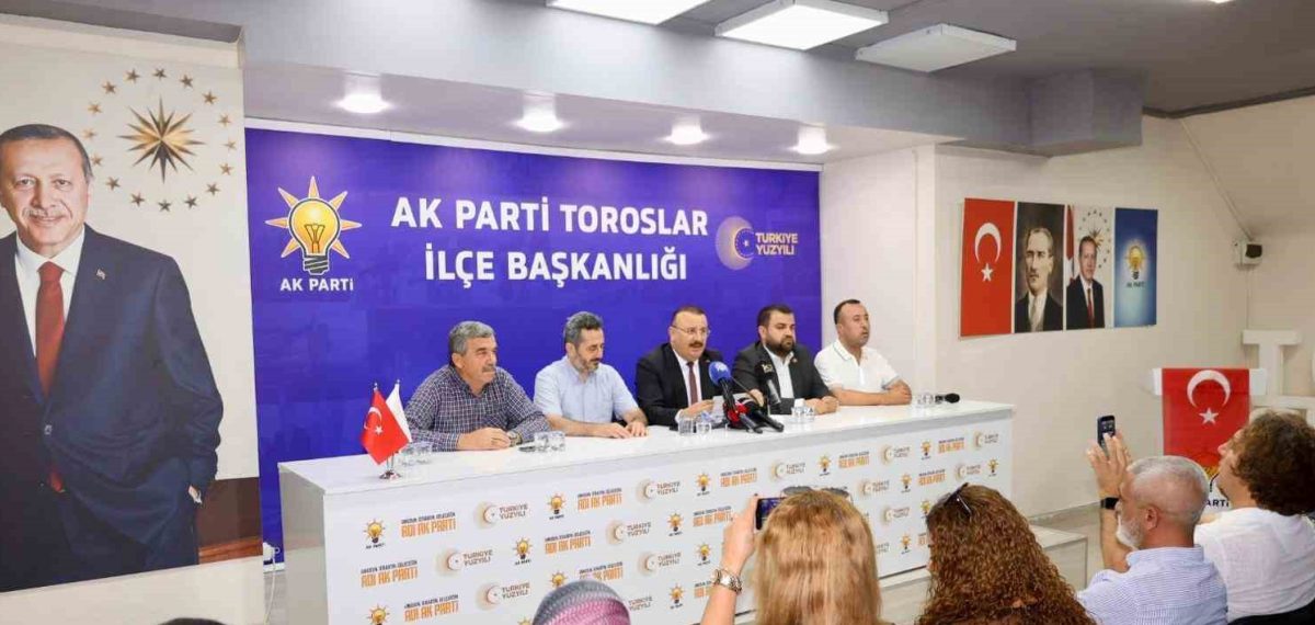 Toroslar Belediye Meclisinde hakaret ve saldırı iddiasını AK Parti ilçe başkanı duyurdu