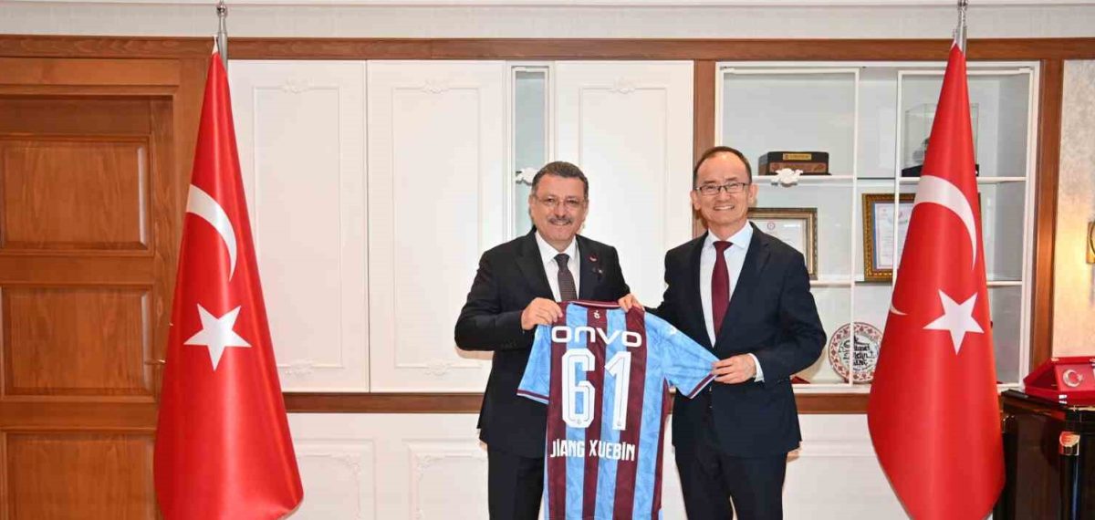 Trabzon’da Çin Büyükelçisiyle görüşme: Turizm ve ticaret vurgusu yapıldı