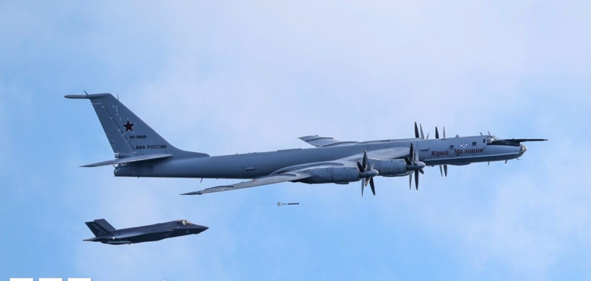 UK intercepts Russian Bear-F aircraft near HMS Prince of Wales in Norwegian Sea