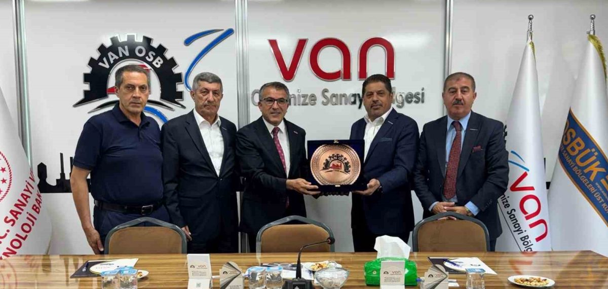 Van OSB’de TÜRKONFED heyetiyle ulaşım ve bölgesel kalkınma gündemi