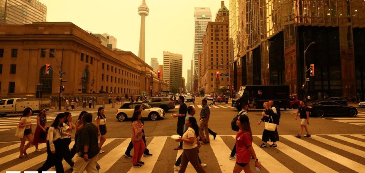 Widespread smoke from Ontario wildfires chokes Northeast cities, air quality warnings issued