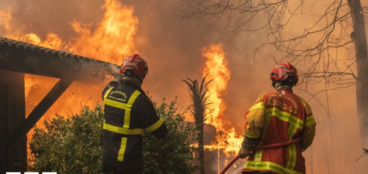 Wildfires Sweep Southwest France and Spain, Tens of Thousands Evacuated