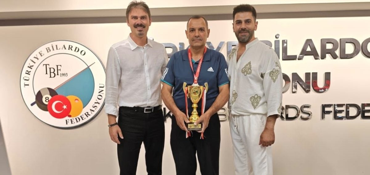 Yetkin Çelikel C Kategorisi Türkiye Bilardo Şampiyonu oldu, Elazığ’a gurur yaşattı
