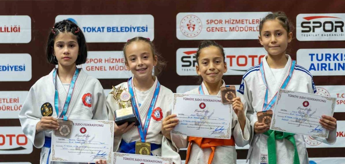 Yunusemreli minik judocular Tokat’ta 2 bronz ve 2 beşincilik elde etti