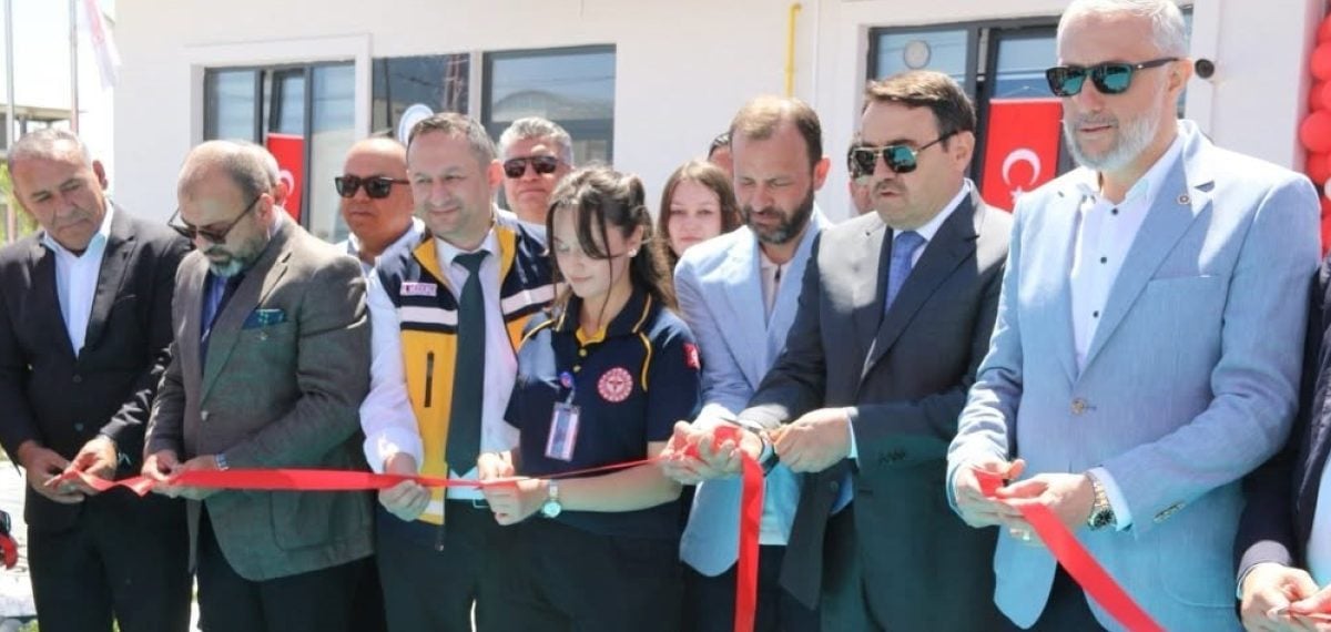 Zafertepe’ye modern 112 istasyonu açıldı, OSB çalışanlarına hizmet verecek