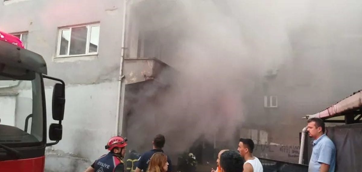 Zonguldak’ta Boş Binanın Bodrum Katında Yangın