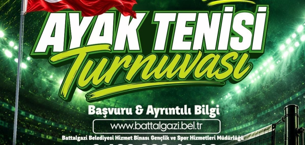 30 Ağustos Zafer Kupası Ayak Tenisi Turnuvası 25 Ağustos’ta başlayacak