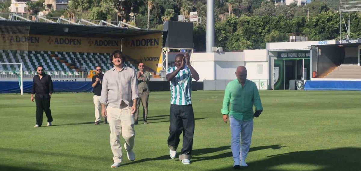 Aboubakar Bodrum FK’ya imza attı, başkan projelerine vurgu yaptı