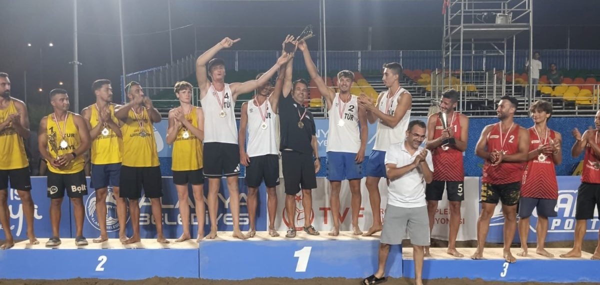 Alanya’da Pro Açık ve U20 Kulüpler Türkiye Şampiyonaları tamamlandı, TVF Spor Lisesi ile Alanya Belediye Spor şampiyon