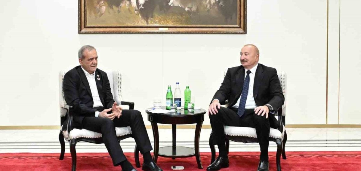 Aliyev Bişkek’te Pezeşkiyan ile görüştü, İran’a destek ve iş birliği vurgulandı