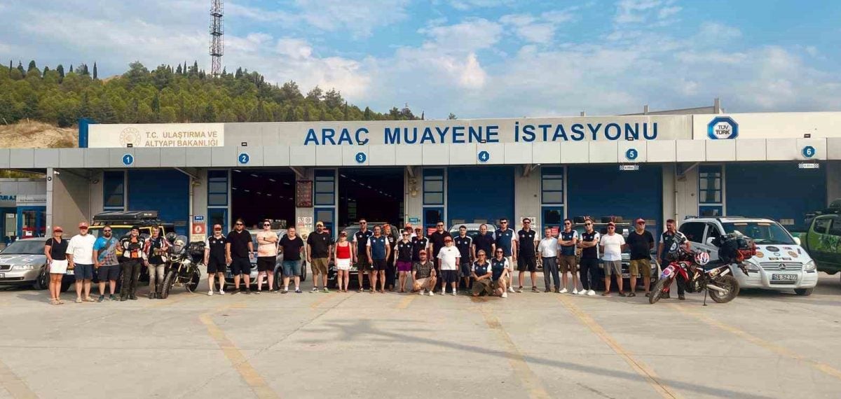 Anadolu Dostluk Rallisi Pamukkale’ye ulaştı, iyilik duraklarında buluşmalar yapıldı