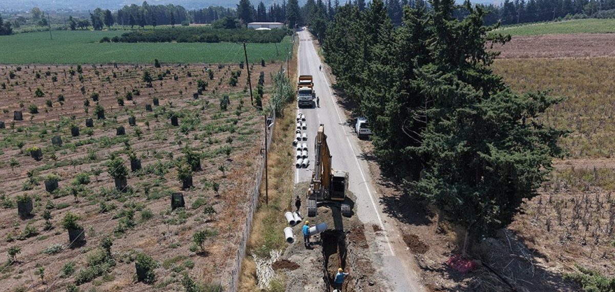 Arsuz’da 271 km kanalizasyon hattı ve 14 terfi merkezi inşaatı sürüyor