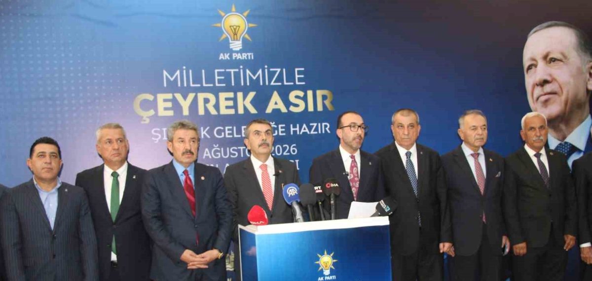 Bakan Tekin Şırnak’ta eğitim ve birlik vurgusu yaptı