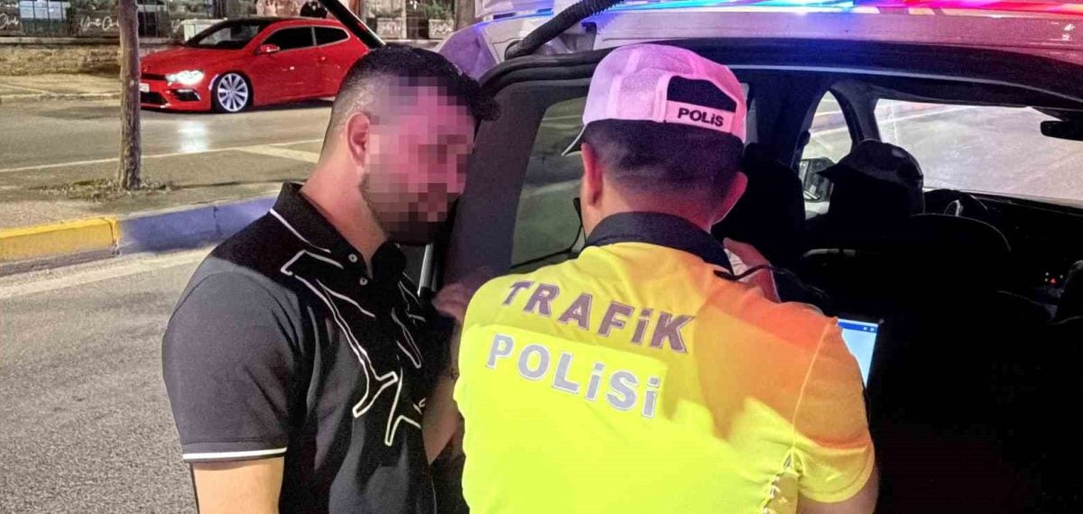 Bekçiler durdurdu: Alkollü sürücüye uygunsuz jant-lastik nedeniyle 5 bin lira ceza