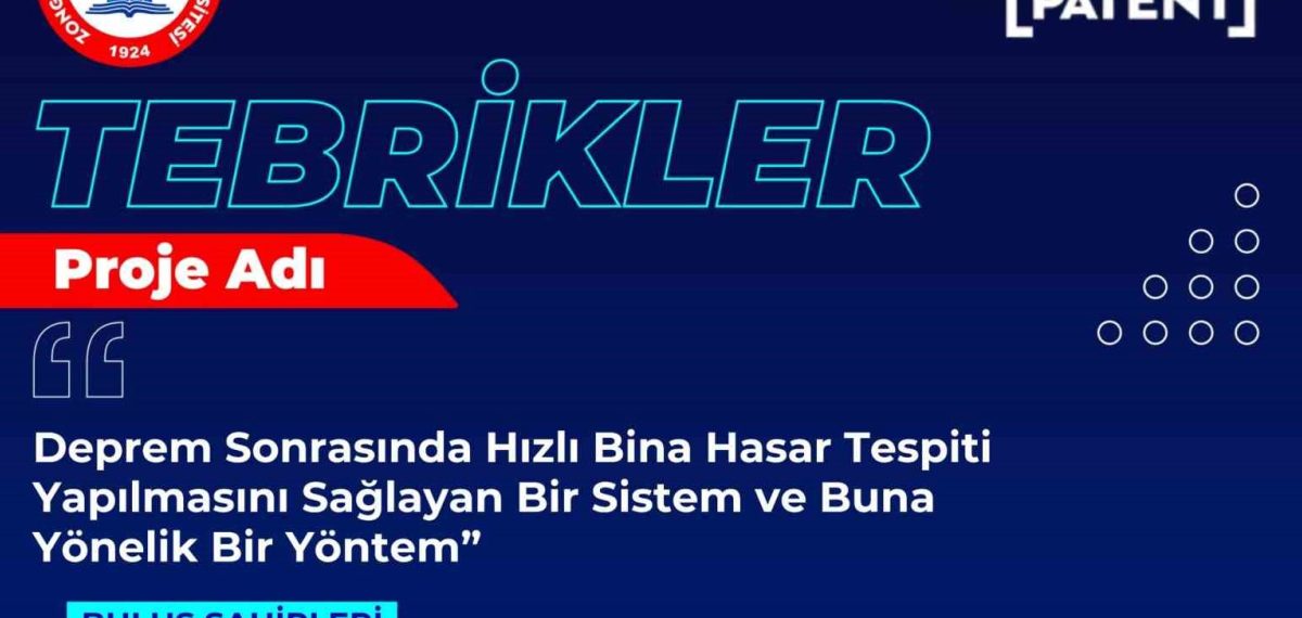 BEÜ akademisyenlerinin hızlı bina hasar tespiti sistemi patentlendi
