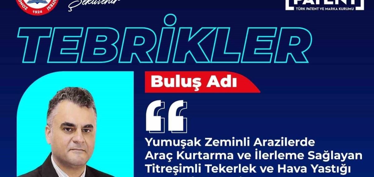 BEÜ’lü ekipten bataklıkta araç kurtaran titreşimli tekerlek ve hava yastığı mekanizması tescillendi
