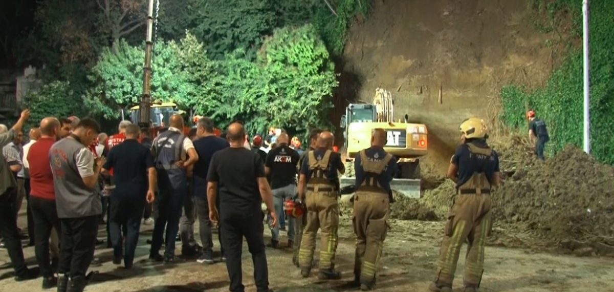 Büyükçekmece’de toprak kayması şüphesiyle arama kurtarma çalışmaları sona erdi