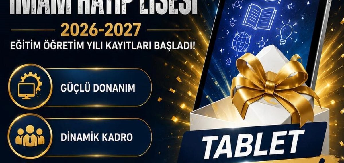 Çameli imam hatip okullarında kayıt yaptıran öğrencilere tablet ve seçkin öğrencilere aylık 1.000 TL burs