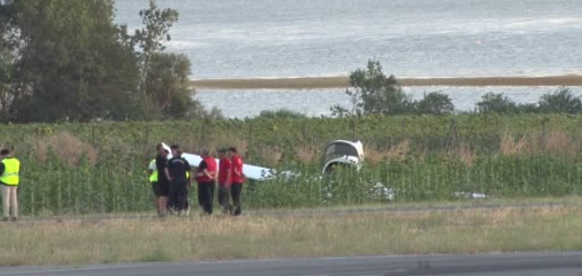 Çatalca’da eğitim uçağı inişte pistten çıktı, öğrenci pilot hafif yaralandı