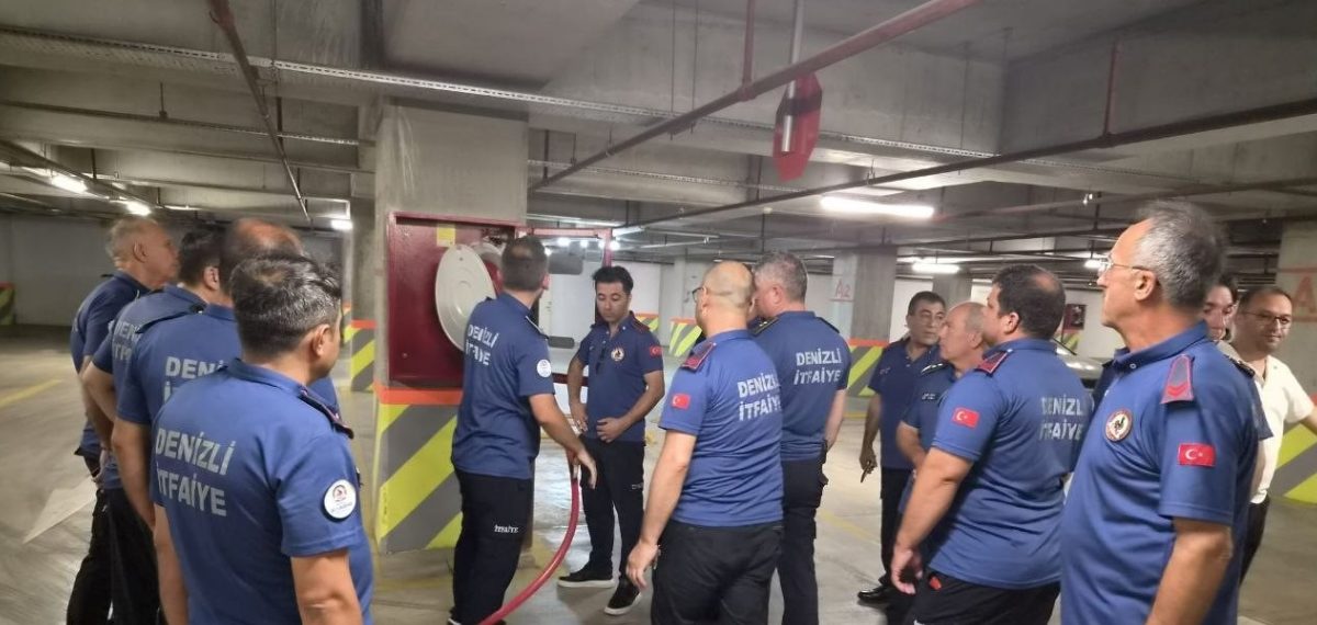 Denizli Büyükşehir İtfaiyesi AVM’lerde kapsamlı teknik inceleme başlattı