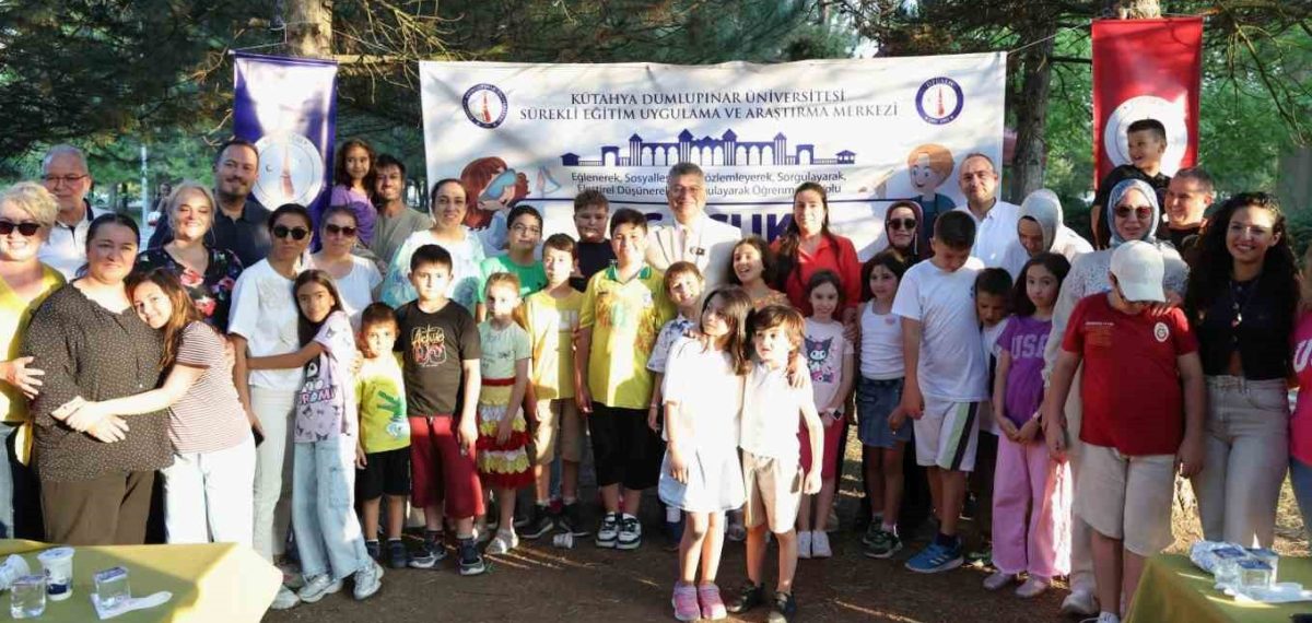 DPÜ Çocuk Yaz Atölyeleri aile pikniğiyle sona erdi, çocuklar 14 atölyede eğitim aldı