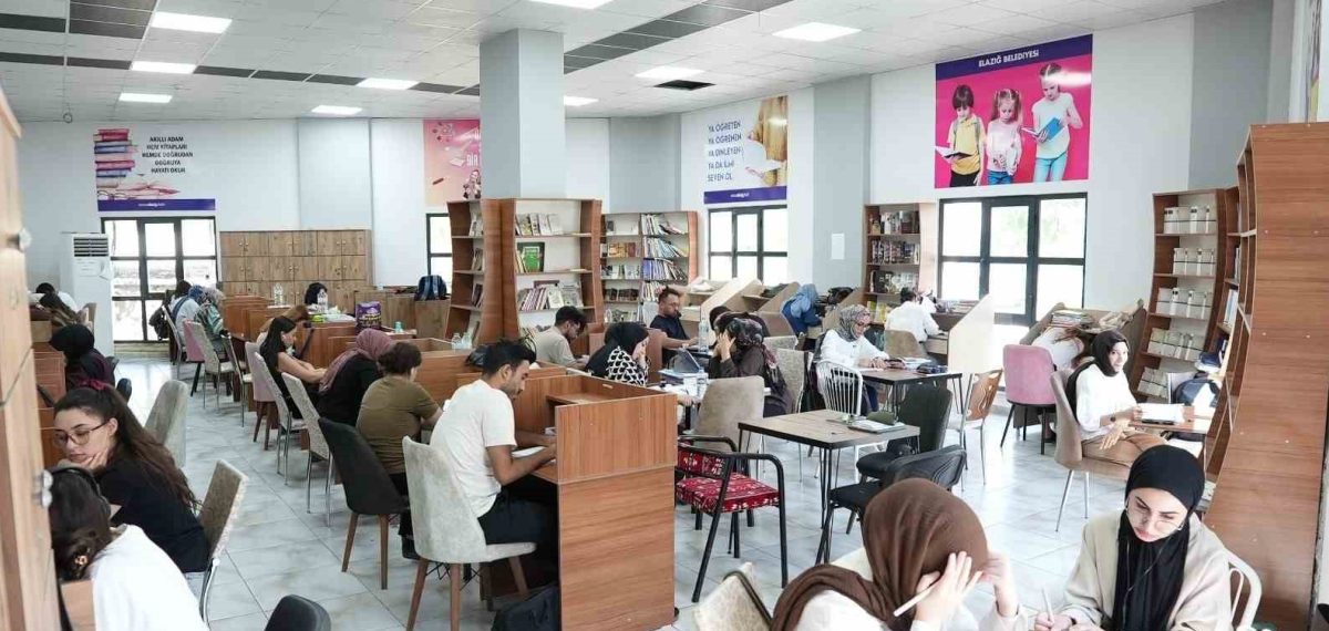 Elazığ’da 6 ayda 35 bin 500 öğrenci belediye kütüphanelerinde ders çalıştı