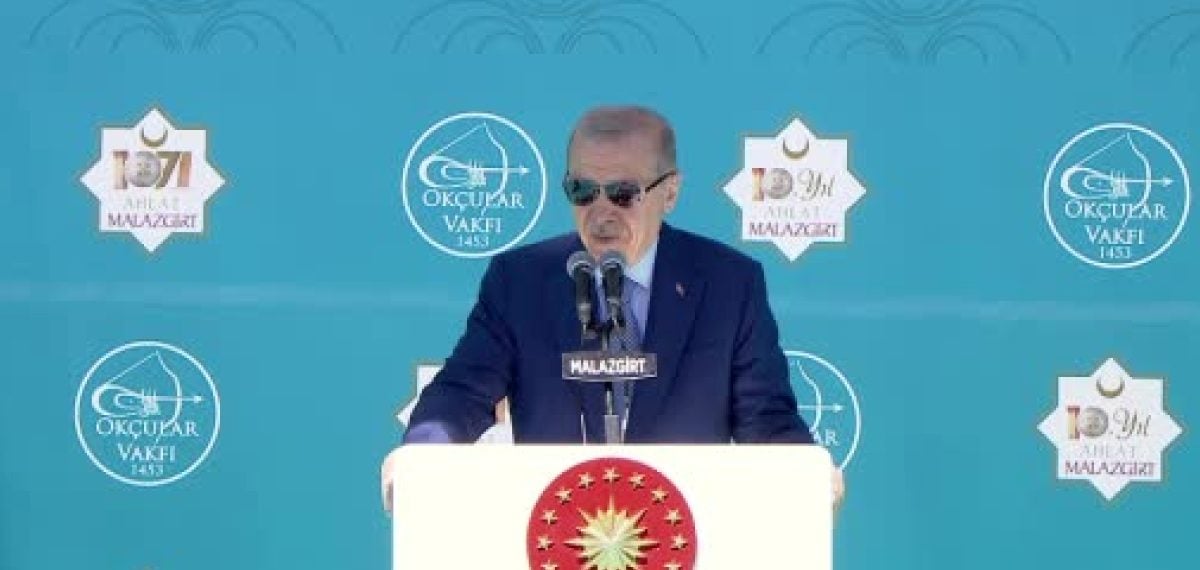 Erdoğan Malazgirt’te konuştu: Türkiye Yüzyılı için atın kuyruğunu bağladık