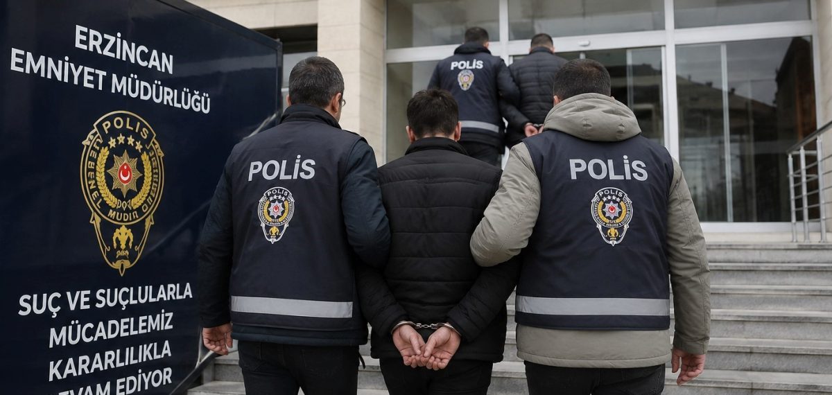 Erzincan’da 45 şüpheli yakalandı; 24 hükümlü cezaevine gönderildi