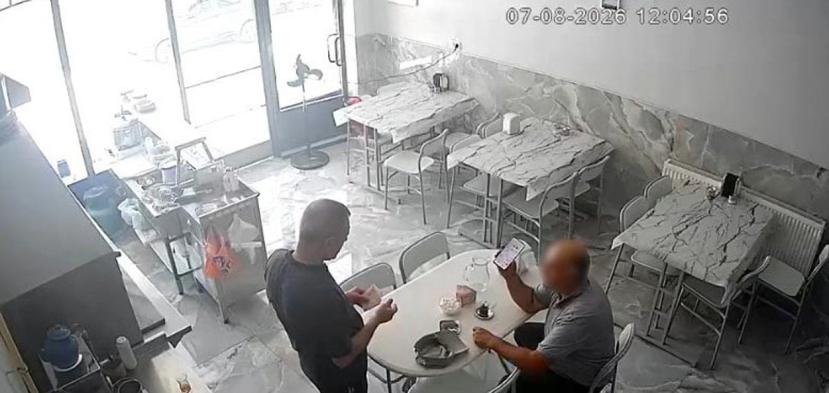 Esnafı sahte faturayla ikna edip 19 bin lira peşinat alan dolandırıcı kamerada